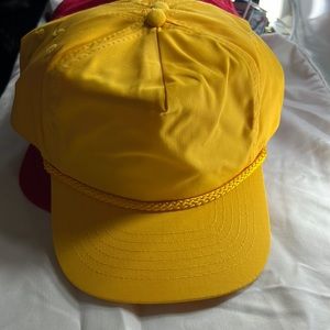 Kc Royal Queen rare vintage cap plain yellow , i had 3 pcs available for sale